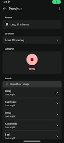 Voice recording in progress — voice-powered reporting directly from your phone